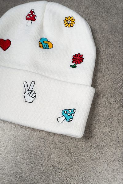 Super Rare Piece and Flower Beret Ft2496Ek