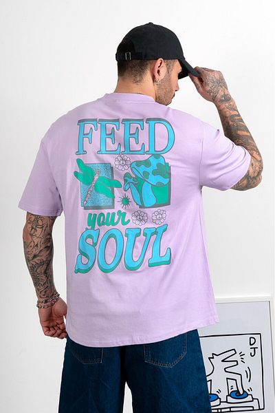No Future Feed Your Soul Regular Fit t Shirt Nf0616Ll