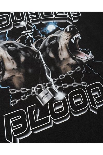 No Future Troubled Blood Oversize Sweatshirt Nf0556Sy
