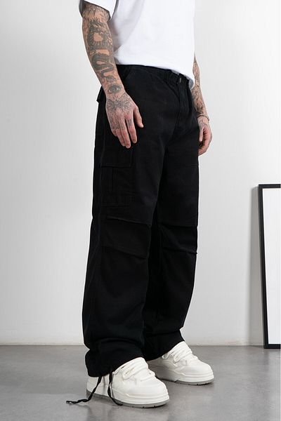 UKHWD SUPPLY Men's Trousers - Parachute Cargo Pocket, Uk1198Sy