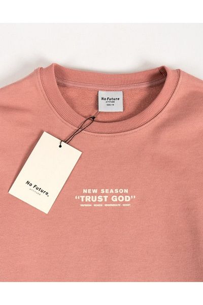 No Future Trust God Men's Sweatshirt Nf0435Gl