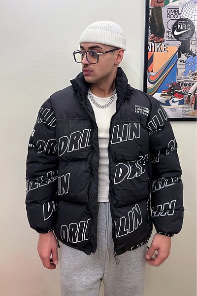 No Future Uk Drill Men's Puffer Coat Jacket Nf0505Sy
