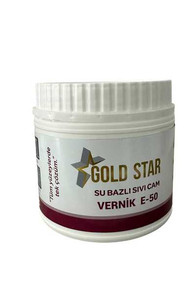 GoldStar GOLD STAR Su Bazlı Sıvı Cam Vernik E-50 (500 gr)