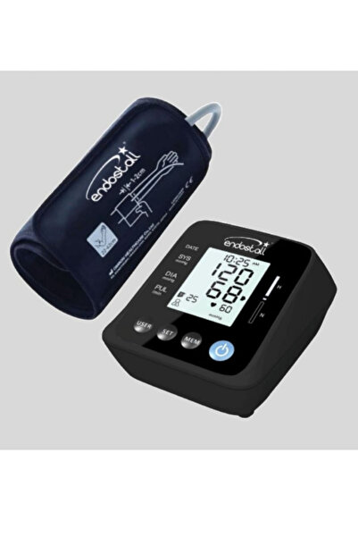 ENDOSTALL Koldan Dijital Tansiyon Aleti | Tam Otomatik | Kalın Manşon | 45 Ha...