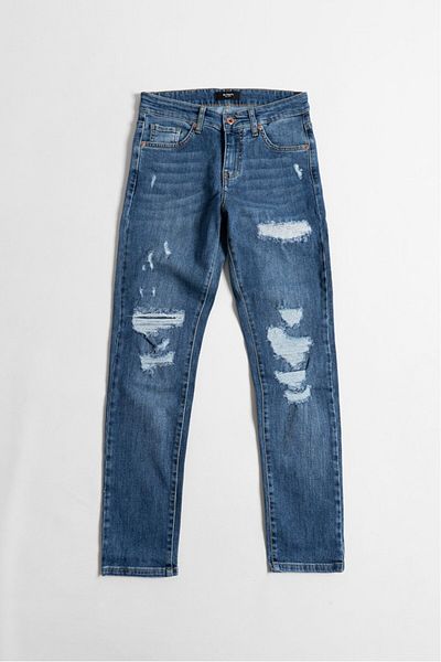 No Future Men's Skinny Jeans - Distressed Street Style Jeans Nf0321Mva