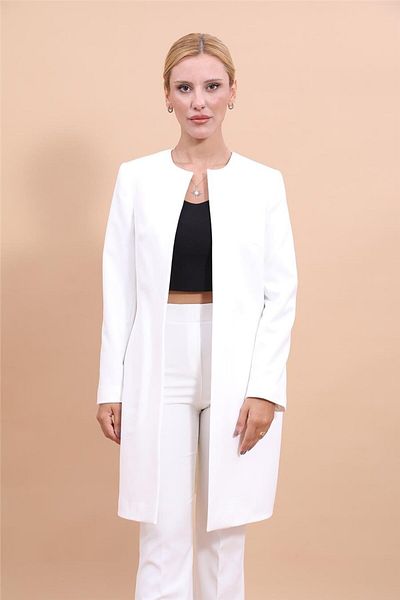ÖNDER ÖZSOY Ecru Straight Jacket