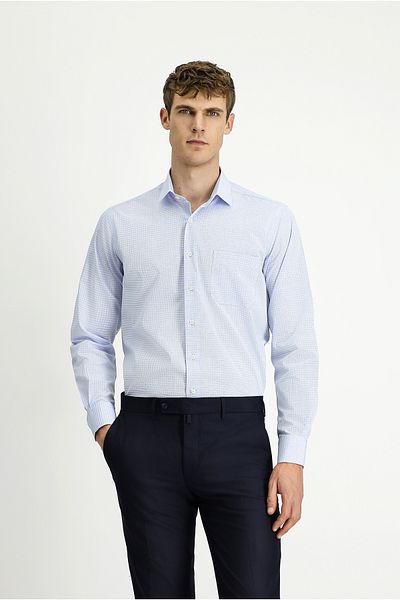 Kiğılı Long Sleeve Classic Plaid Cotton Shirt