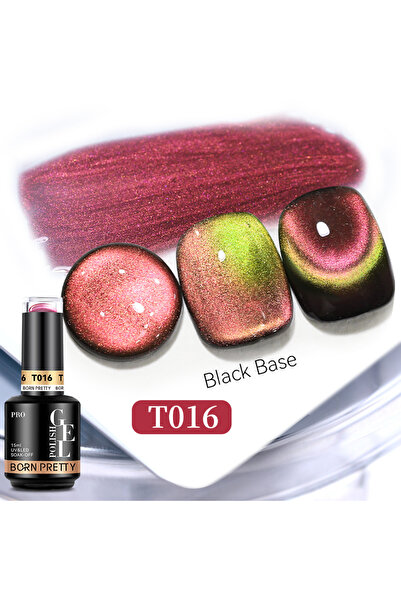 Born Pretty Glass Cat Manyetik jel/Kedi Gözü Kalıcı Oje(T016)-15ml