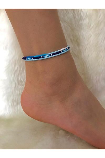 Beykan Anklet Beaded Set of 3