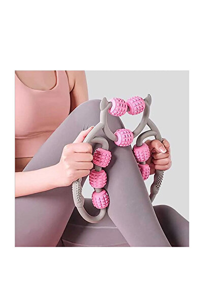 Monu Beauty Masaj Aleti 9 Tekerlekli Ayak Bacak Kol Selülit Masaj Aleti Silin...