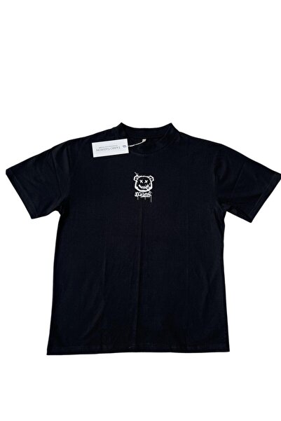 OEM Oversized Men's T-Shirt 100% Cotton Urban Bear Graphic Casual Streetwear Style, Size S