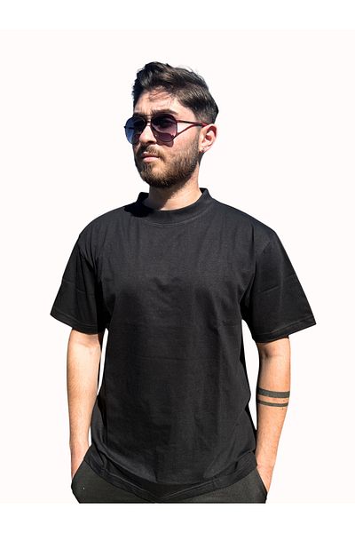 OEM Oversize Men's T-Shirt, 100% Cotton, Animated Bear Print with 'EXCELLENT' Message – Streetwear Urb