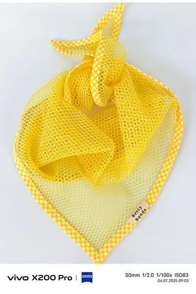 Handmade Betty Bands Fishnet Bandana