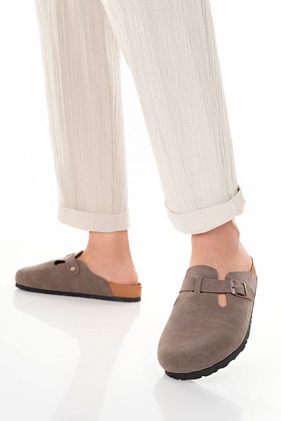 Adım Dünyası Birkens Men's Slippers Boston Model Daily Street/Home Comfortable