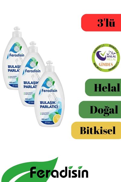 Feradisin Bulaşık Makineleri Için Parlatıcı 500(3x500ml)
