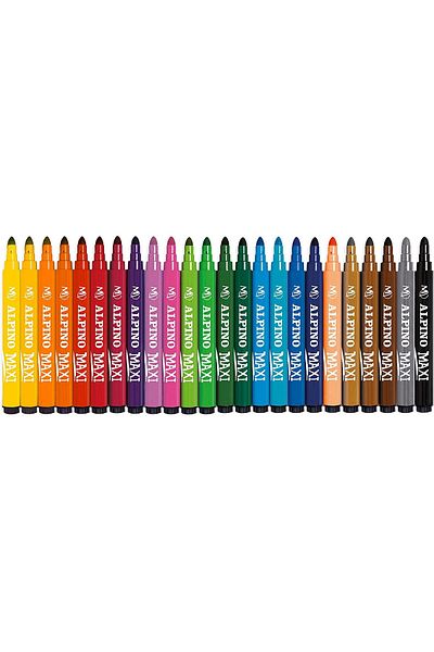 Alpıno Maxi 24-Piece Jumbo Felt Tip Pen / Ar 000007 N