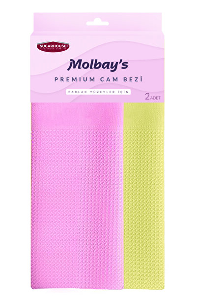 Molbays Premium Cam Bezi 2'li 60x40cm Büyük Boy