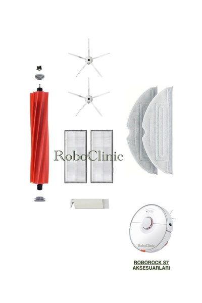 Roboclinic Roborock S7, S7 Sonic Mopping Set de completare compatibil cu aspi...