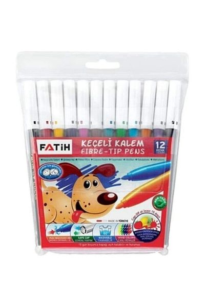 Fatih 12 Color Felt Crayons - with Campaign