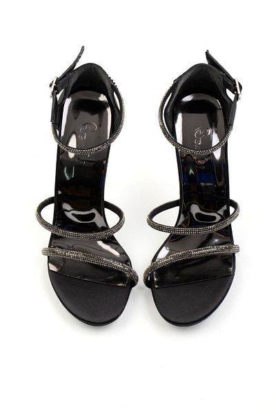 Bambi Pantofi rochii de seară pentru femei negre K 01953000738