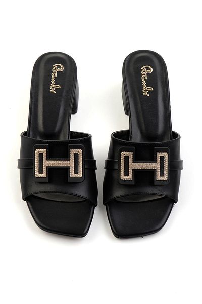 Bambi Black Women's Slippers K 04233222209