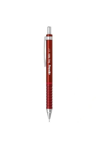 Rotring Tikky Retro 0.7mm Mechanical Pencil Metallic Red / 2202631