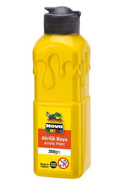 Nova Color 250 Gram Akrilik Boya Sarı (nc-3010)