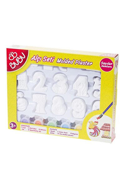 Bubu Sayılar Alçı Boyama Seti