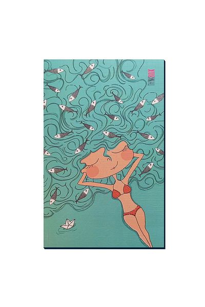 Thinkbook 13x21 Cm Fish Marley Caiet cu pagini colorate