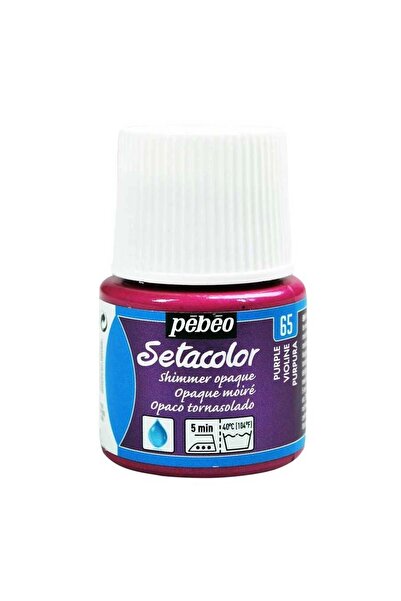 Pebeo Setacolor Opak Metalik Kumaş Boya 45ml Şişe - 65 Purple