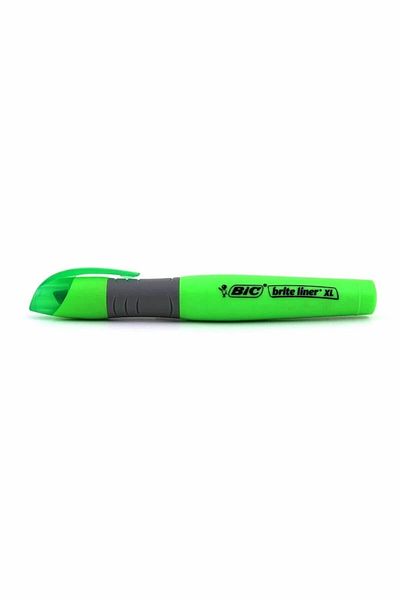 Bic Pen Type Round Body Highlighter Green