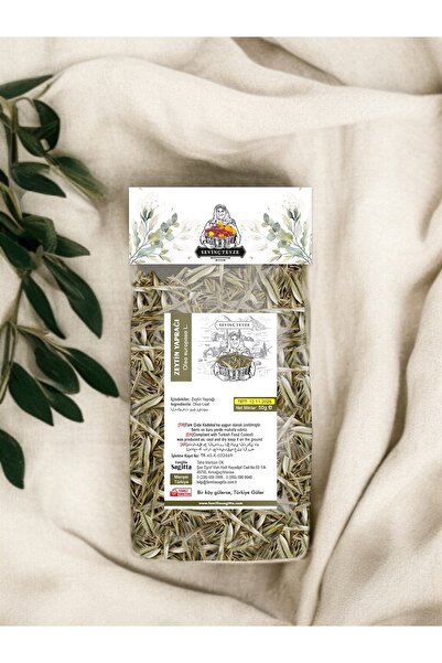 Organik Teyze Sevinç Teyze Zeytin Yaprağı, Olive Leaves, Oleae Folium, Oleaceae, Ölümsüz Ağaç Yaprağı 50g