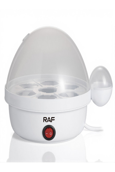 RAF Goodlife Electric Egg Boiler,350W,One pot 7 eggs,One button operation,R.0052,White