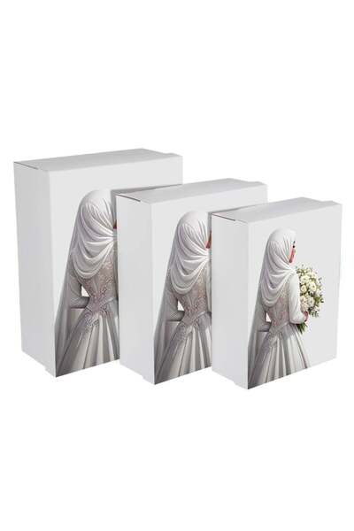 Packanya Gelin Bohçası - Gelin Kutusu - Çeyiz Kutusu- Hediye Seti - Tesettürl...