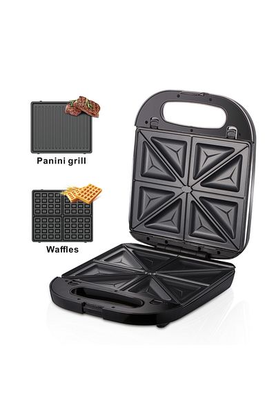 RAF Goodlife 3 in 1 Powerful Sandwich maker,1400W Uniform heat,R.236