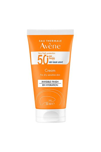 Avene SPF 50+ Cream 50ml - Very High Protection Sunscreen for Dry & Sensitive Skin