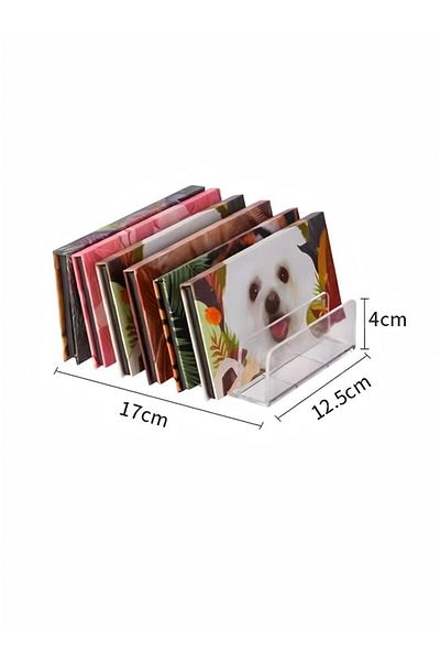 Generic Eyeshadow Palette Makeup Organizer 7-section Divided Acrylic Makeup Cosmetic Storage Organize