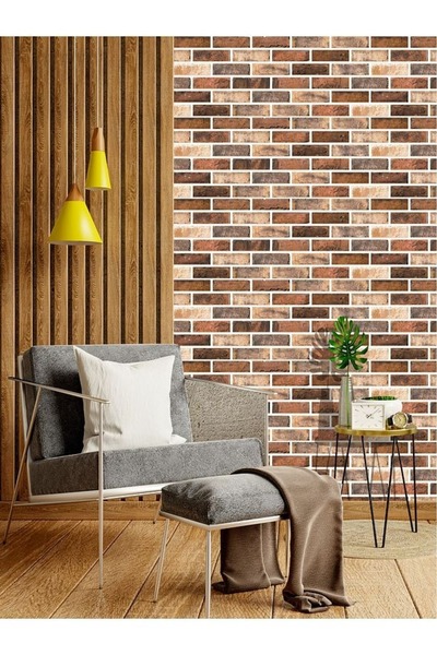 Bien Home 70x70 Cm 0,50m² Renkli 3d Dekoratif Kendinden Yapışkanlı Duvar Kağıdı Kaplama Paneli Köpük -5013