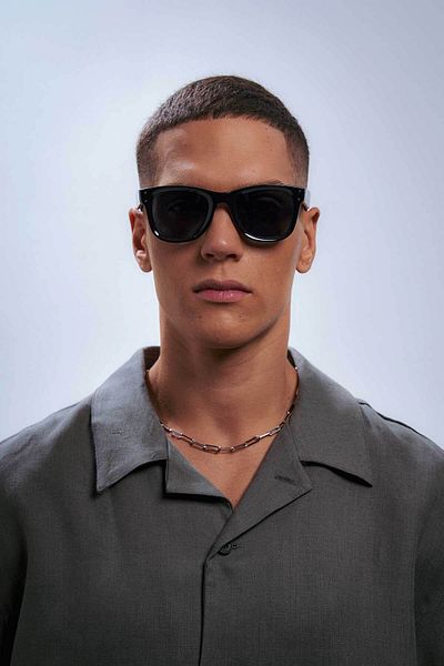 Bilge Karga Belen Black Men's Sunglasses