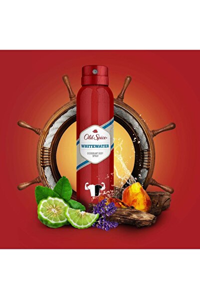 Old Spice Sprey Deodorant 150 ml Whitewaterx2