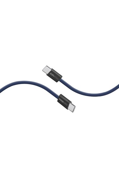 Promate كابل USB-C™ بطول 200 سم، توصيل طاقة فائق السرعة بقوة 60 وات، كابل شحن سريع من النوع C™