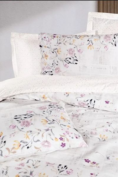 Altınbaşak 100% Cotton Ranforce Double Duvet Cover Set Lino Arcane