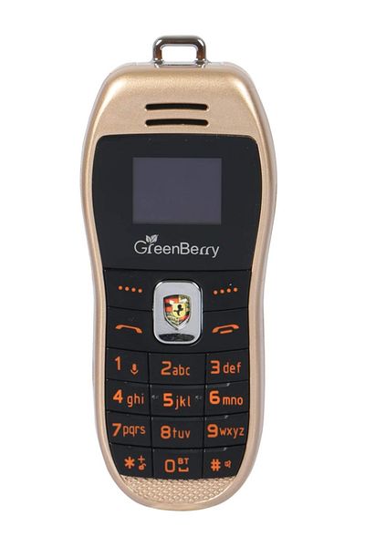 MACON Greenberry K1 Dual Sim Keypad Mini Mobile Phone- Keyphone (Gold)
