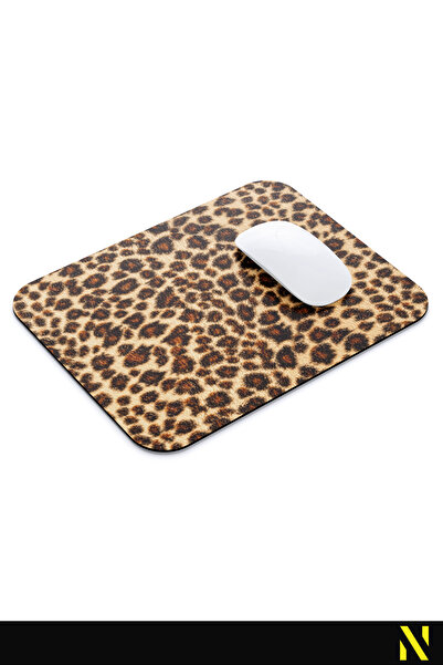 nilizma Mousepad ergonomic colorat cu model leopard, bază anti-alunecare, pentru uz casnic și birou.