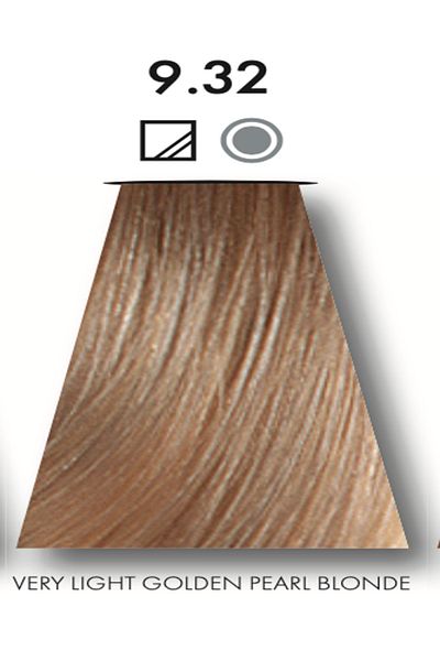 Keune 2 Packs of Keune Tinta Color Hair Dye No. 9.32 Very Light Pearl Golden Blonde - Contains Silk Protein