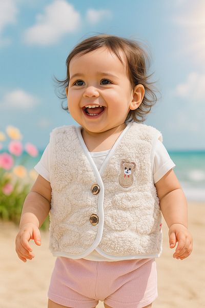 MAXI DRY Welsoft Unisex Kids Vest - Plush, 6-12-18-24 Months