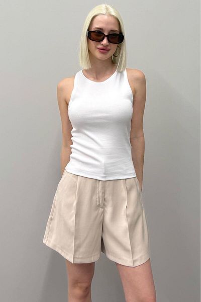 Seeh White Basic Strap Women's Undershirt Sh253