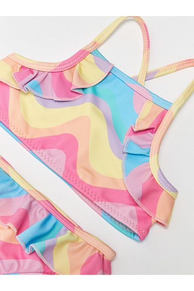 LC Waikiki Lcw Eco Baby Girl Bikini Set aus flexiblem Stoff