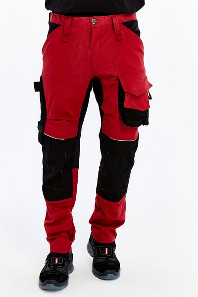 Uniprom San Marino Model Business Trousers 11 Pockets Red Burnt Supported Full Cross