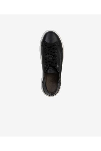 Greyder Erkek Siyah Hakiki Deri Sneaker Ayakkabı 3Y1SA15770